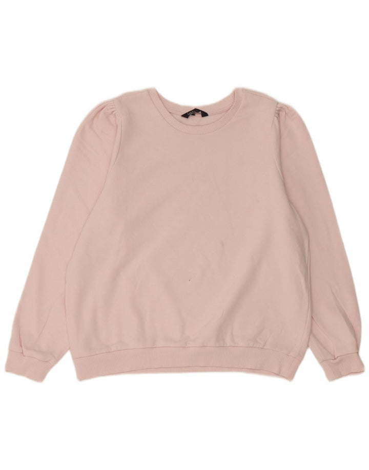 Felpa da donna Marks & Spencer UK 16 grande cotone rosa