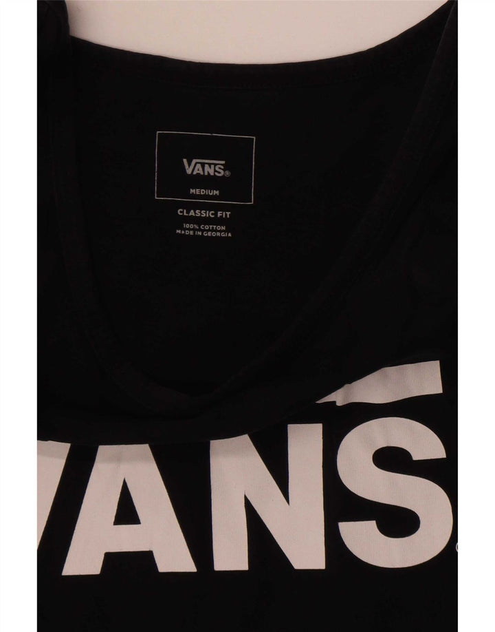 Canotta grafica da uomo Vans Classic Fit, cotone nero medio