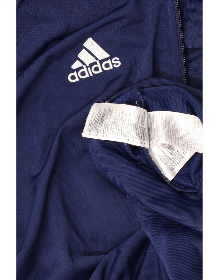 Giacca da ginnastica da uomo Adidas XL in poliestere blu navy
