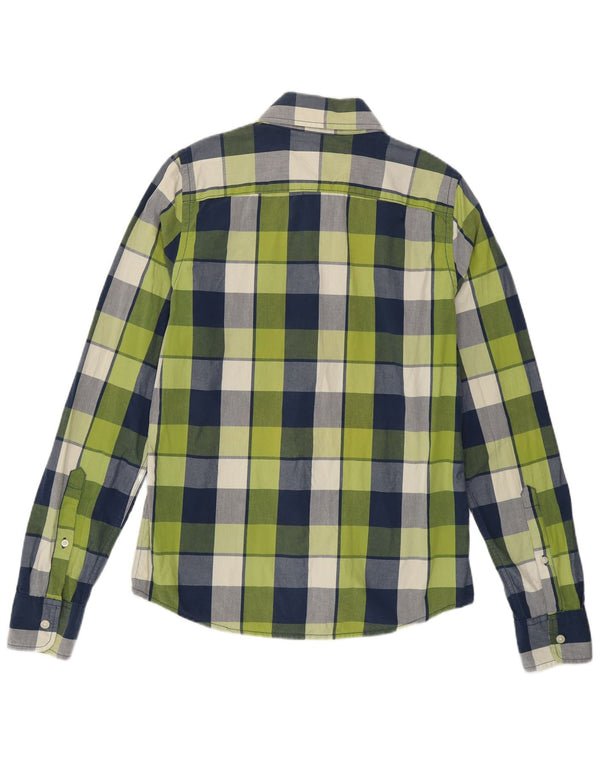 Camicia Hollister da uomo piccola in cotone a quadri multicolore