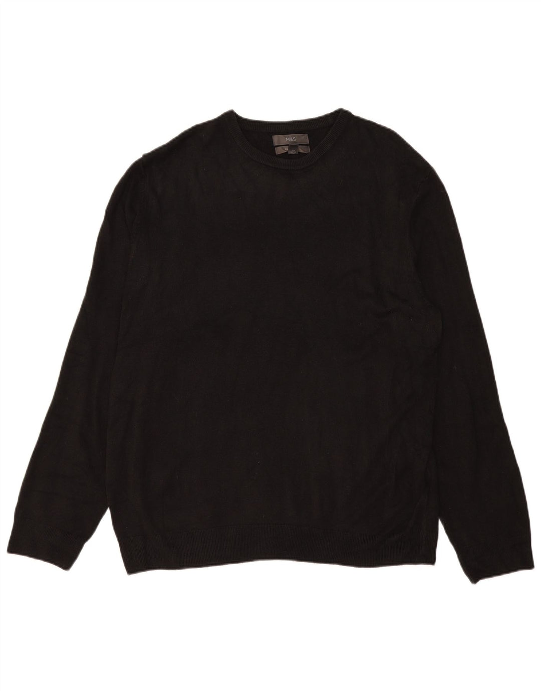 Maglione maglione girocollo da uomo Marks & Spencer 2XL acrilico nero
