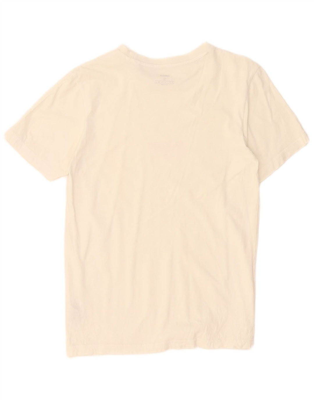 T-shirt grafica da uomo Adidas Top piccola in cotone bianco