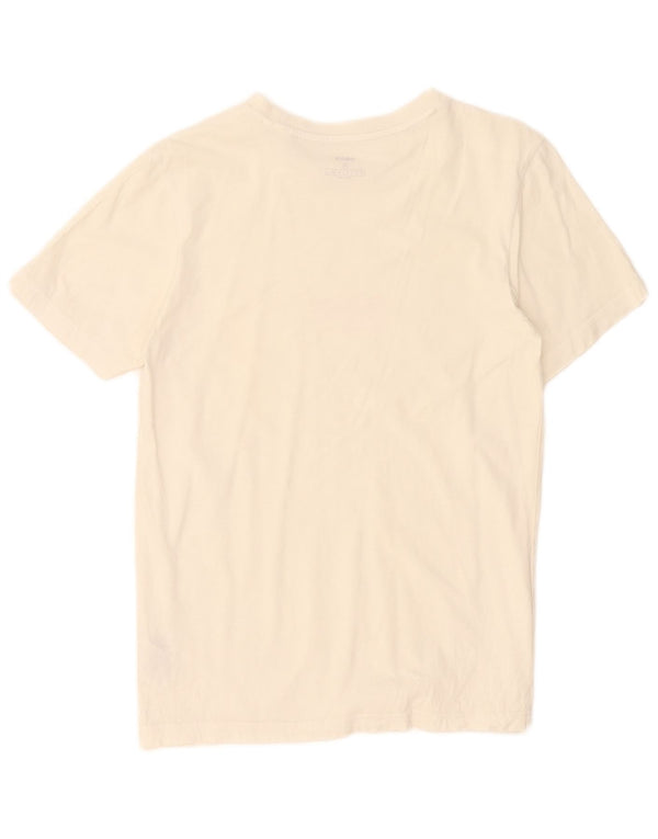T-shirt grafica da uomo Adidas Top piccola in cotone bianco