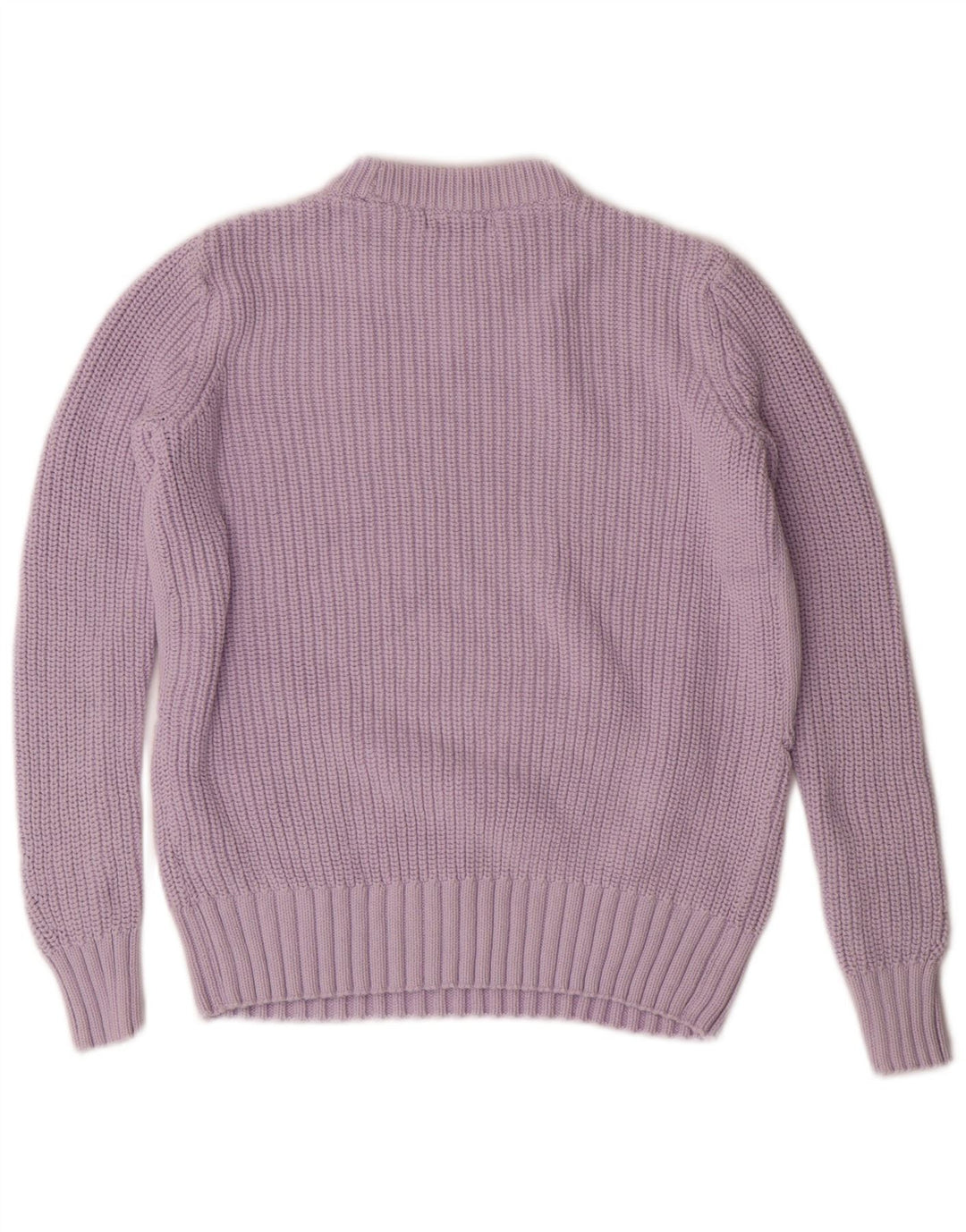 MARKS & SPENCER Maglione maglione girocollo da donna UK 6 XS Cotone viola