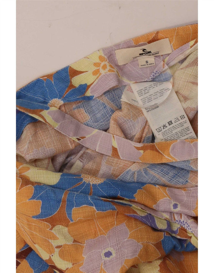 Gonna a portafoglio da donna Rip Curl piccola W26 in cotone floreale multicolore