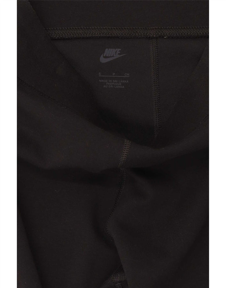 Leggings grafici da donna Nike UK 8 piccoli in cotone nero