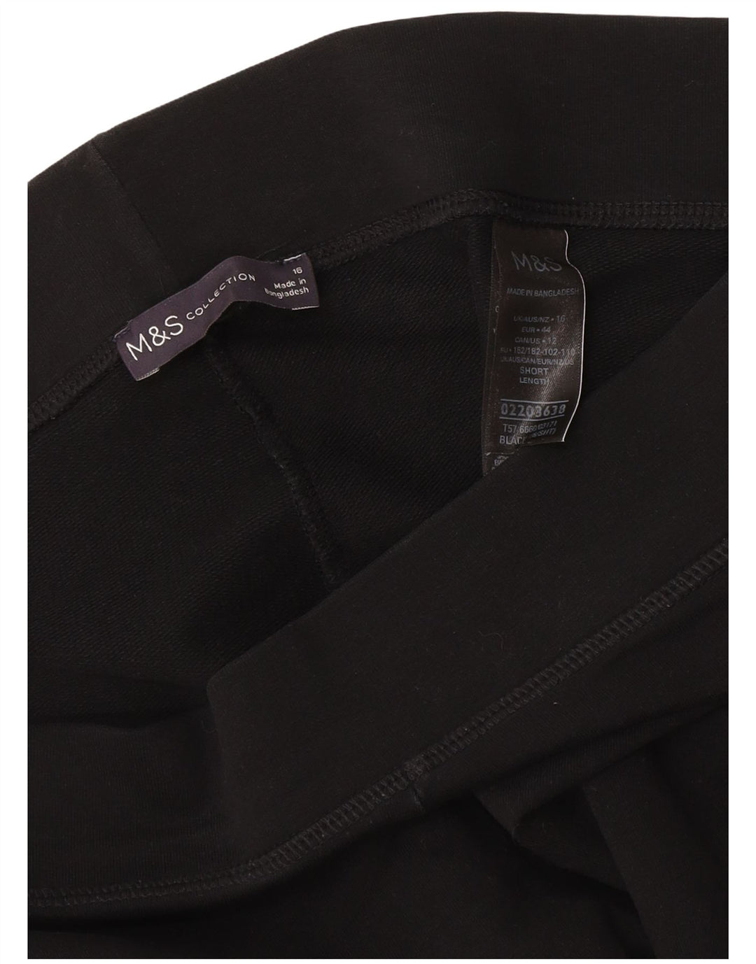 Leggings da donna Marks & Spencer UK 16 grande cotone nero
