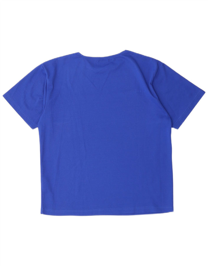 T-shirt da uomo Umbro Top blu medio in poliestere