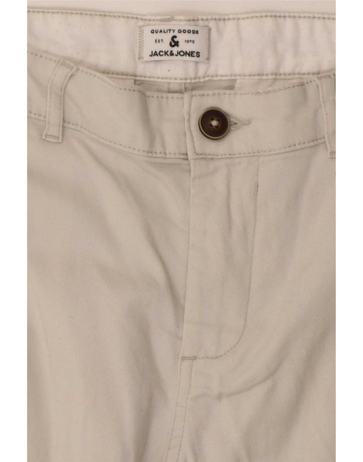 Pantaloncini cargo da uomo Jack & Jones W34 Large Beige
