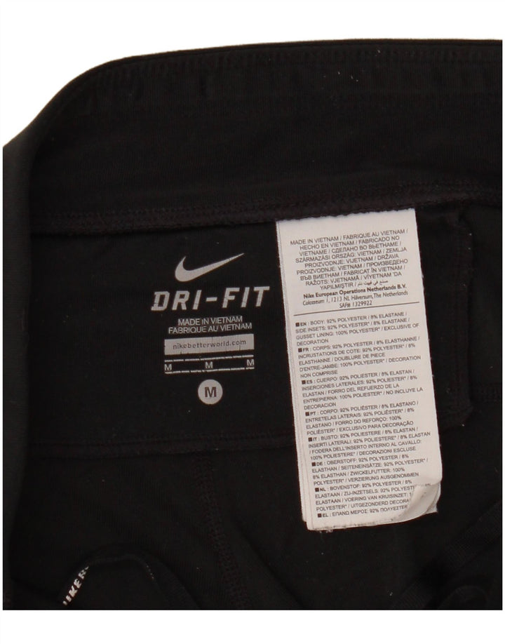 Leggings Nike Dri Fit Capri da donna UK 14 poliestere nero medio