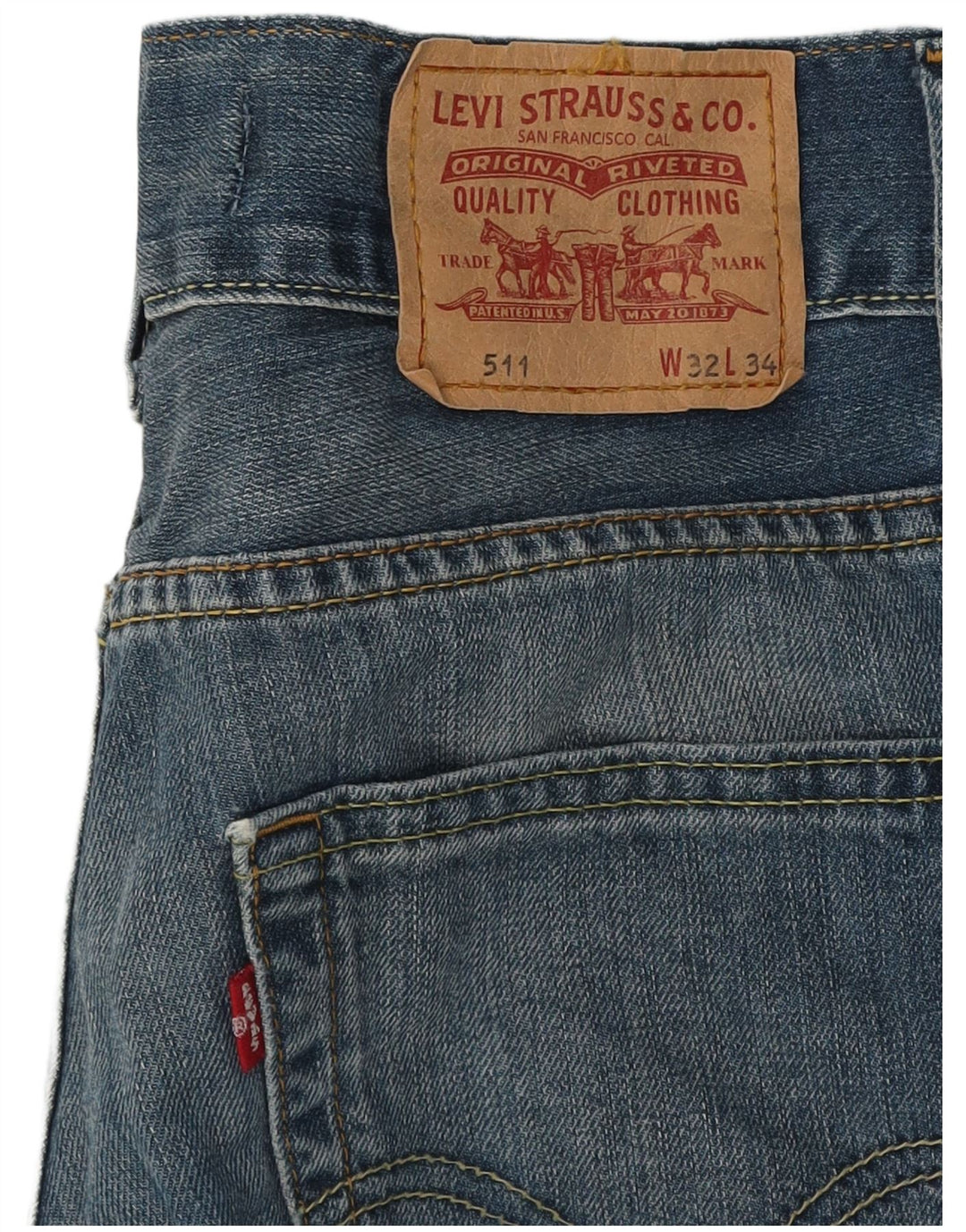 Jeans Levi's 511 Slim da donna W32 L34 cotone blu