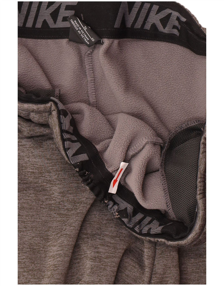 Pantaloni da tuta da uomo Nike Dri Fit Joggers XL Poliestere chiazzato grigio