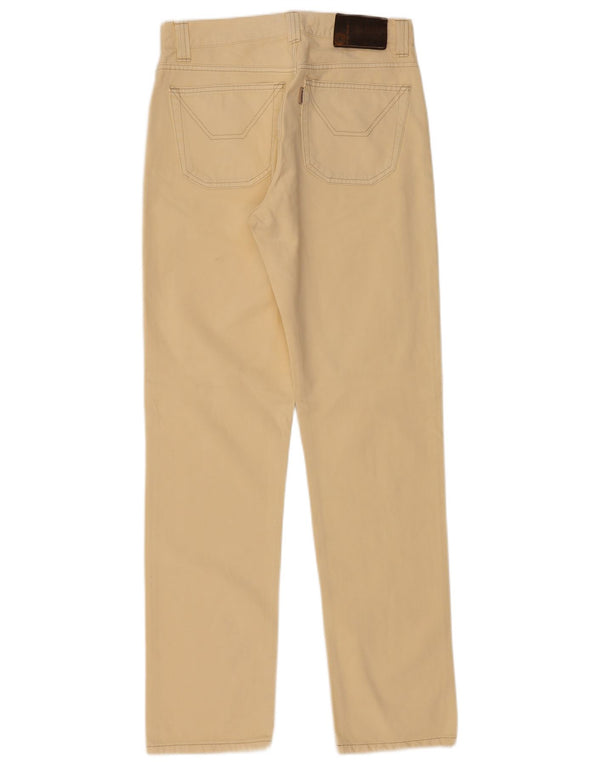 Pantaloni casual dritti da uomo Jeckerson W33 L32 in cotone beige