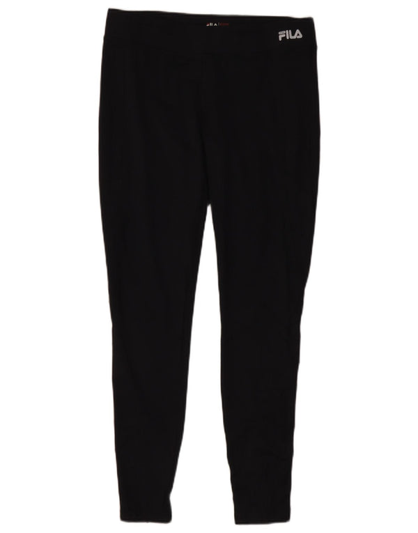 Leggings da donna Fila UK 14 poliestere nero medio