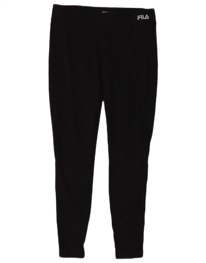 Leggings da donna Fila UK 14 poliestere nero medio