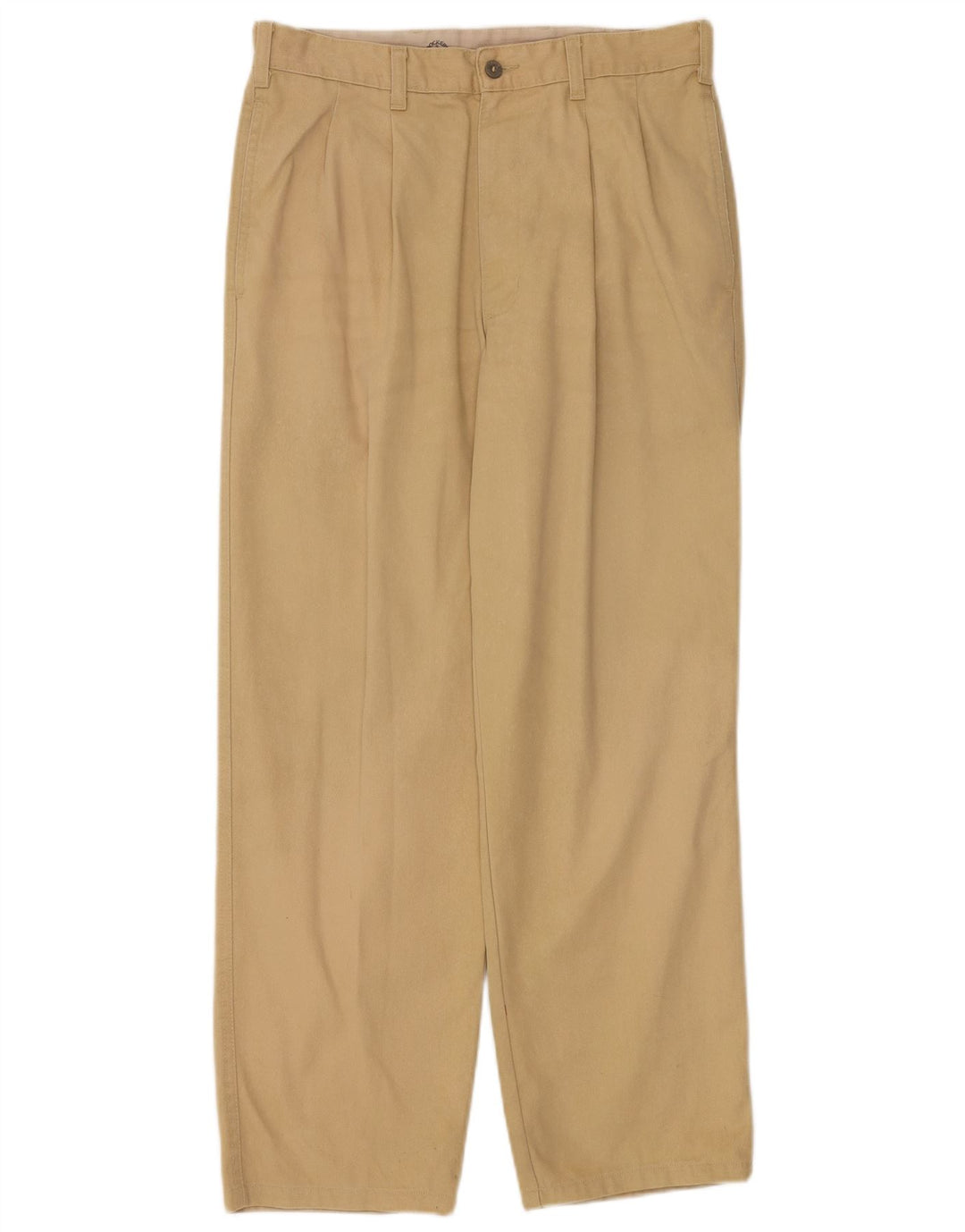 DOCKERS Pantaloni chino da uomo con pegging W32 L30 cotone beige