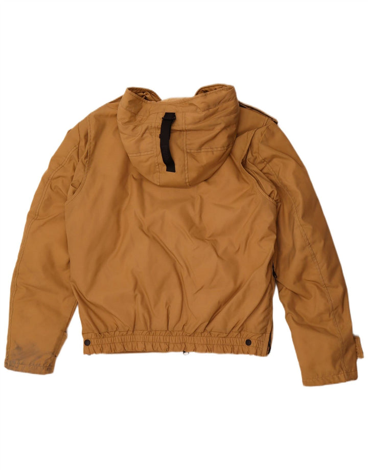 Giubbotto bomber militare con cappuccio da uomo Blauer UK 42 XL Beige poliammide