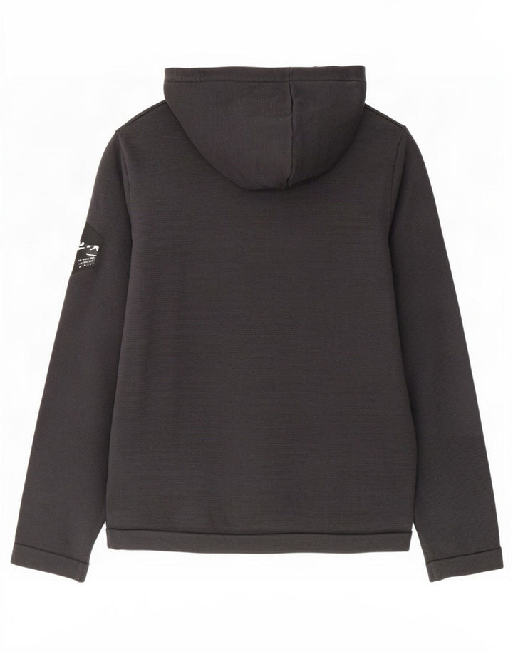 Maglione con cappuccio da uomo Jack & Jones piccolo in cotone grigio