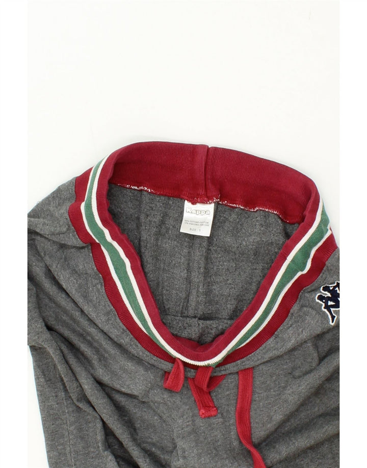 KAPPA Womens Tracksuit Trousers UK 10 Small  Grey Cotton Vintage Kappa and Second-Hand Kappa from Messina Hembry 