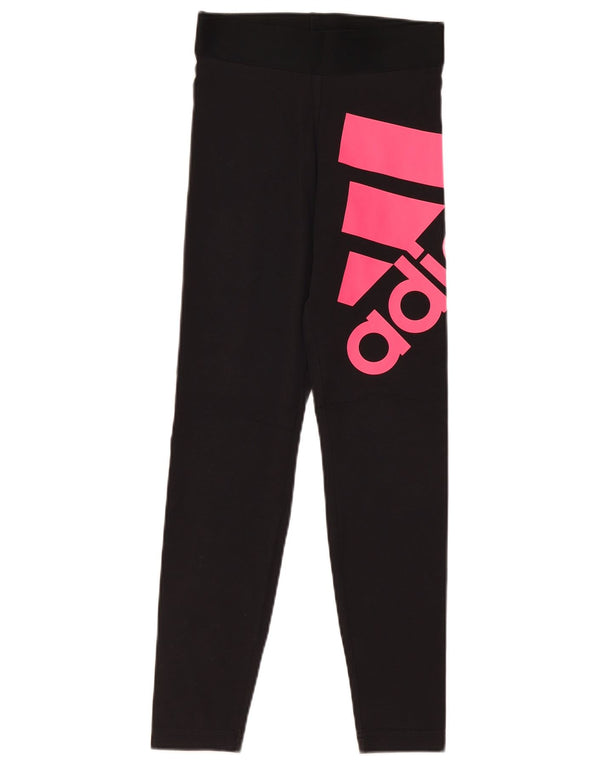 Leggings grafici Adidas per ragazze 13-14 anni neri
