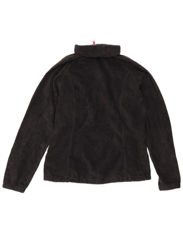 Giacca in pile da donna COLUMBIA UK 16 grande poliestere nero