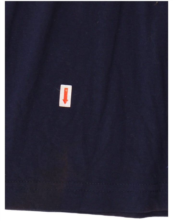 T-shirt grafica da uomo FILA Top in cotone blu navy medio