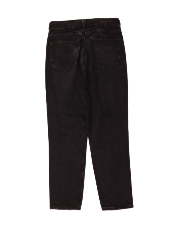 Jeans affusolati a vita alta da donna Zara EU 42 Large W32 L28 Neri