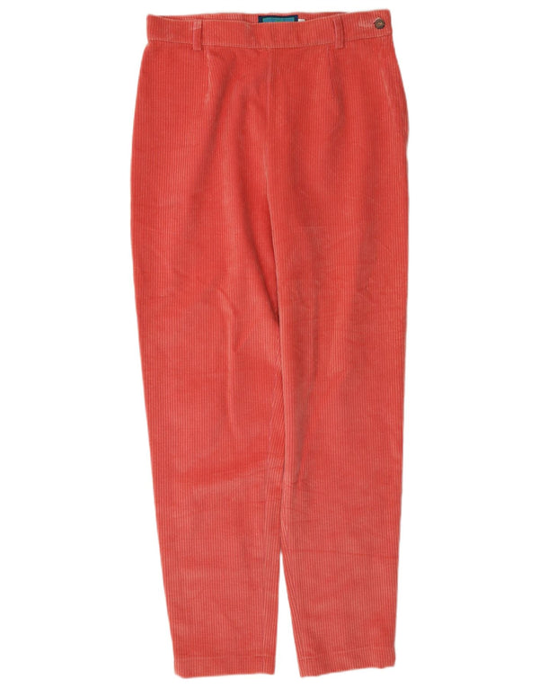 Pantaloni in velluto a coste affusolati Belfe & da donna IT 46 Large W30 L30 Cotone rosso