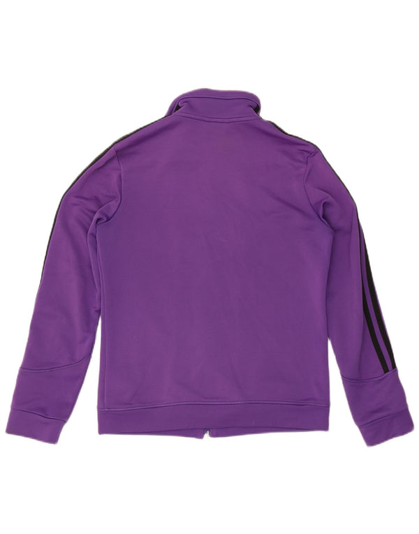 Giacca da tuta da donna Adidas UK 14 poliestere viola medio