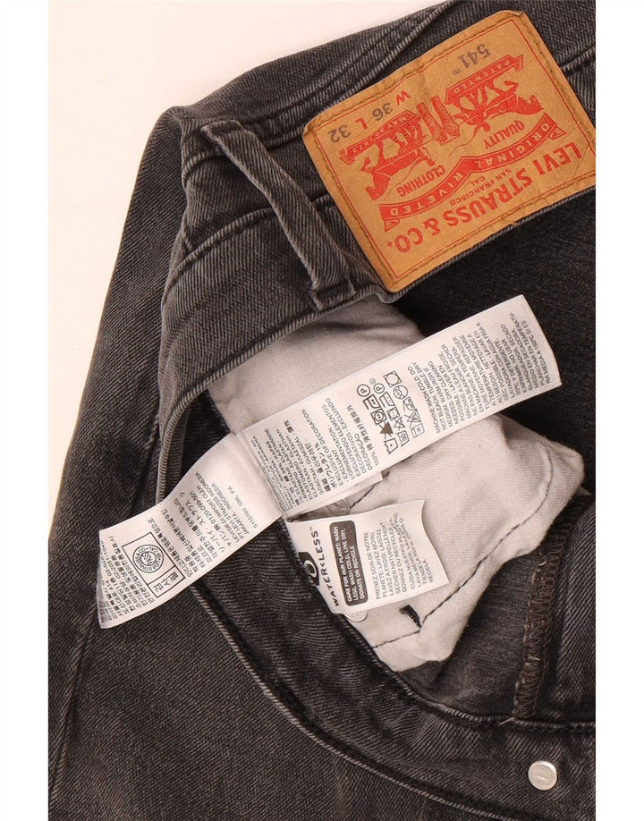 Levi's Uomo 541 Jeans affusolati W36 L32 Cotone grigio
