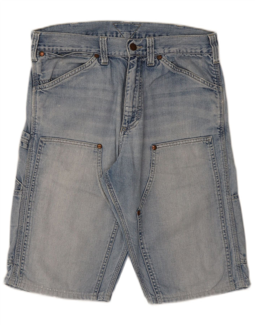 Pantaloncini di jeans cargo da uomo Meltin' Pot W31 Blu medio