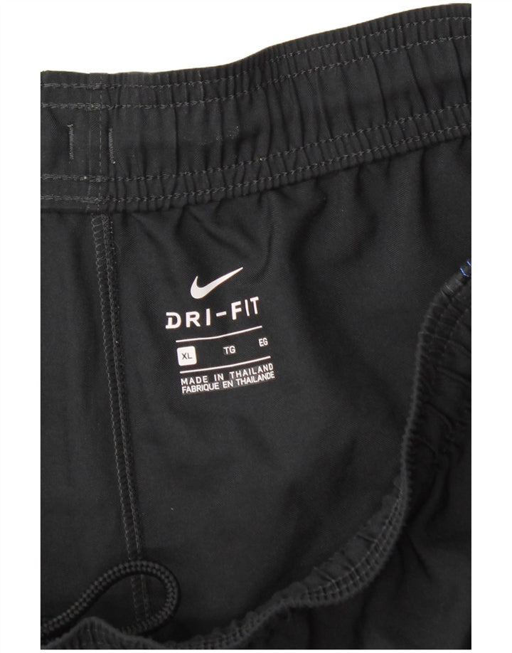 Pantaloncini sportivi NIKE Inter da uomo XL neri in poliestere