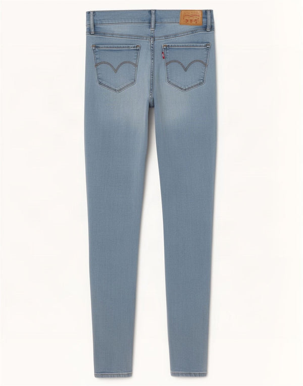 Jeans Levi's da donna 710 super skinny W26 L29 cotone blu