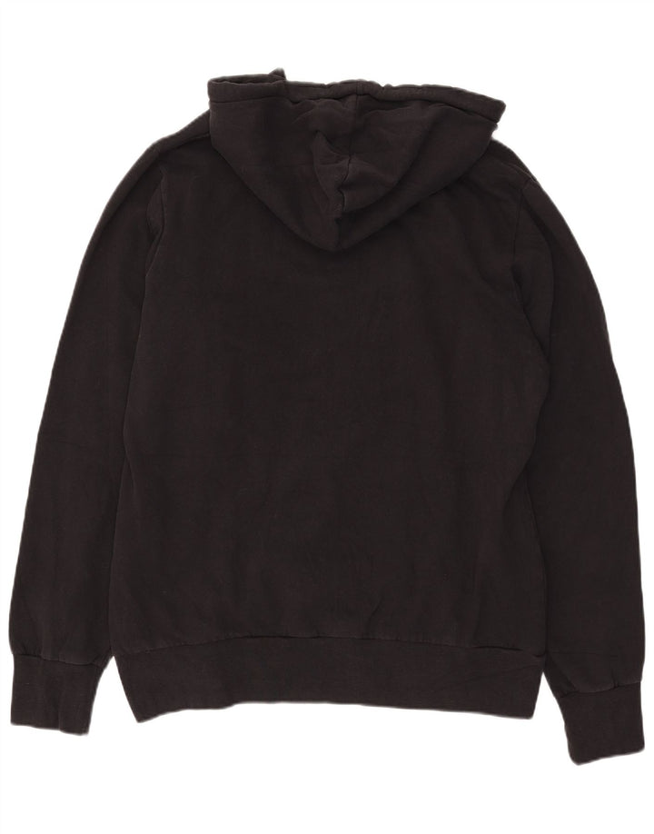 Felpa con cappuccio grafica da uomo 2XL cotone nero