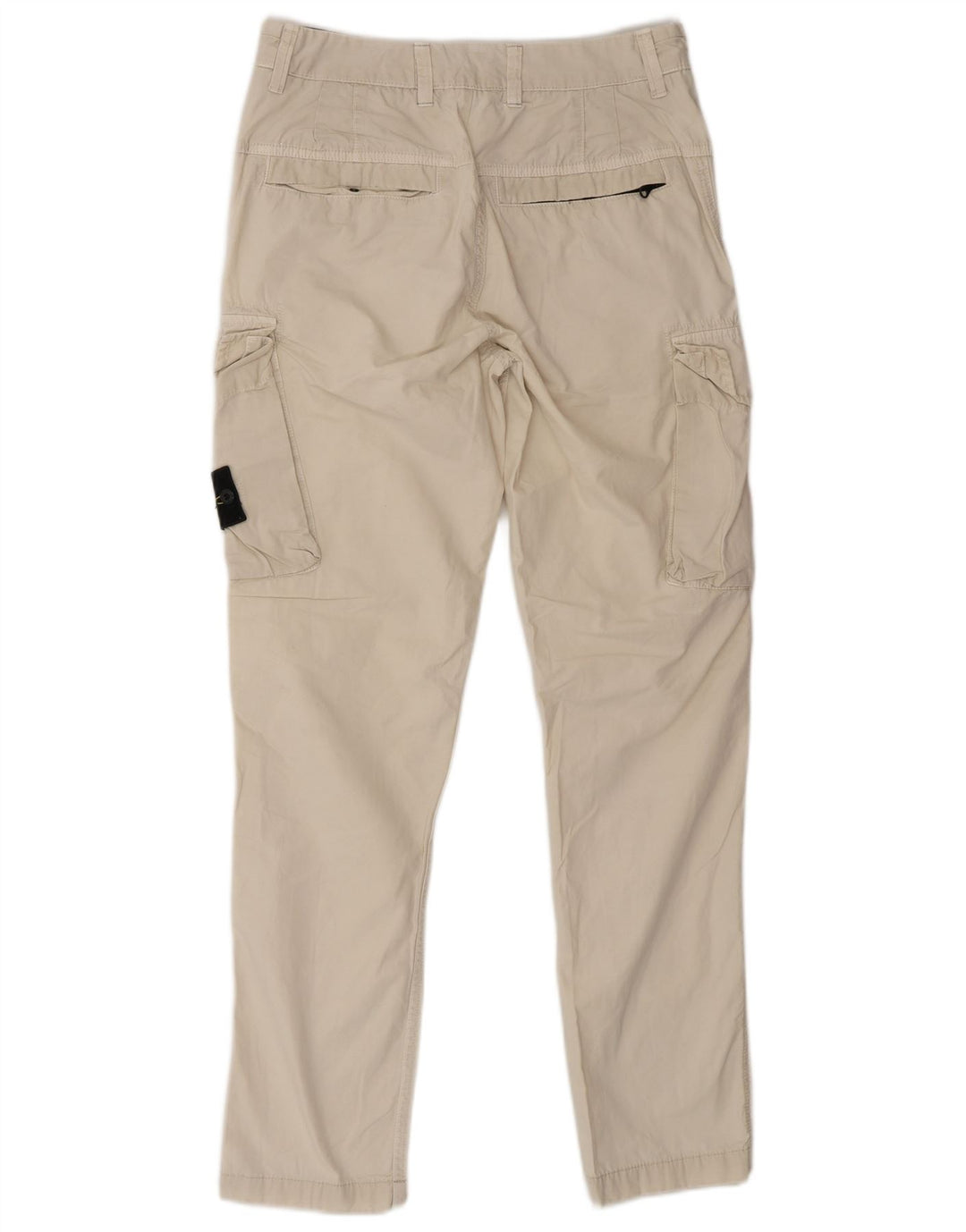 STONE ISLAND Pantaloni cargo slim da uomo W29 L29 Cotone beige