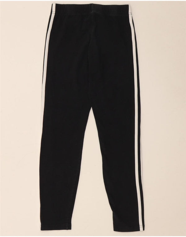 Leggings Adidas Bambina 13-14 Anni Cotone Nero