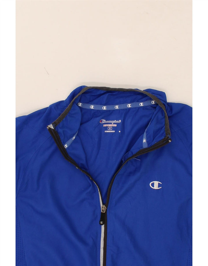 CHAMPION Mens Tracksuit Top Jacket Medium Blue Polyester Vintage Champion and Second-Hand Champion from Messina Hembry 