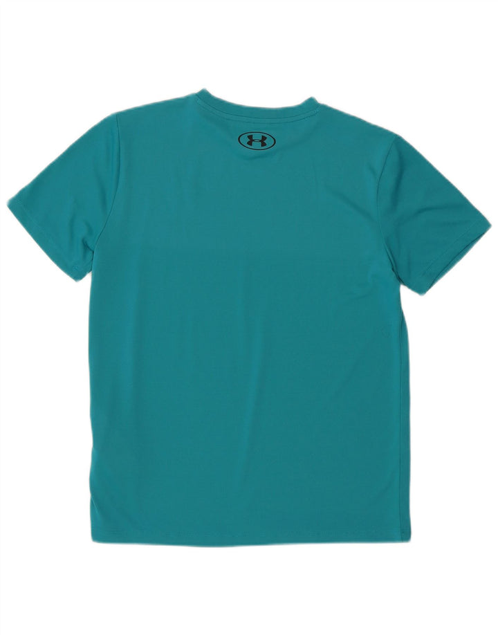 Maglietta grafica da ragazzo Under Armour Top 11-12 anni Large Turchese Poliestere