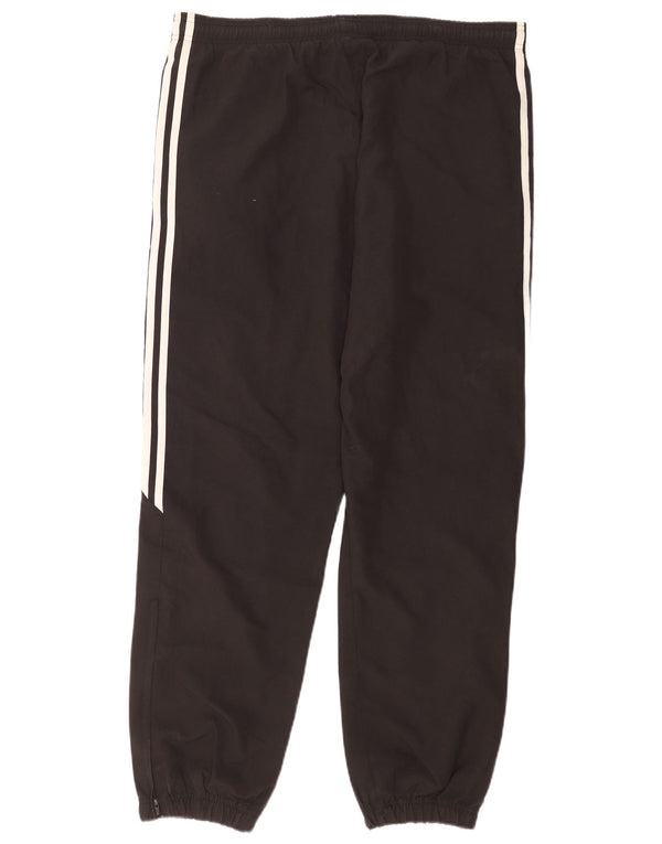 Pantaloni da tuta da uomo Adidas Joggers medi neri poliestere sportivi