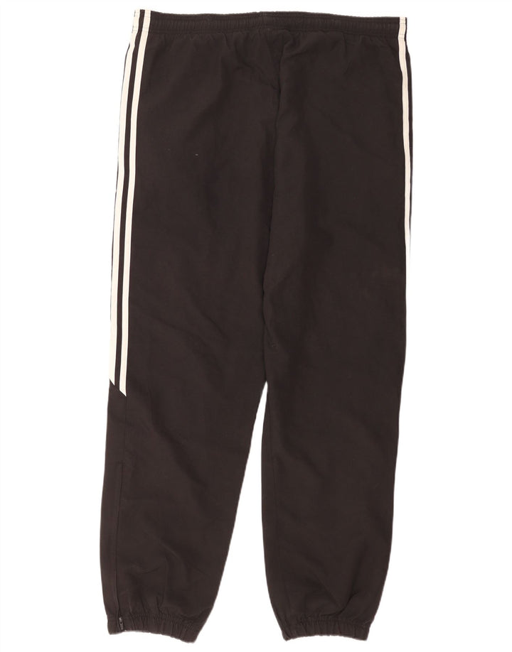 Pantaloni da tuta da uomo Adidas Joggers medi neri poliestere sportivi