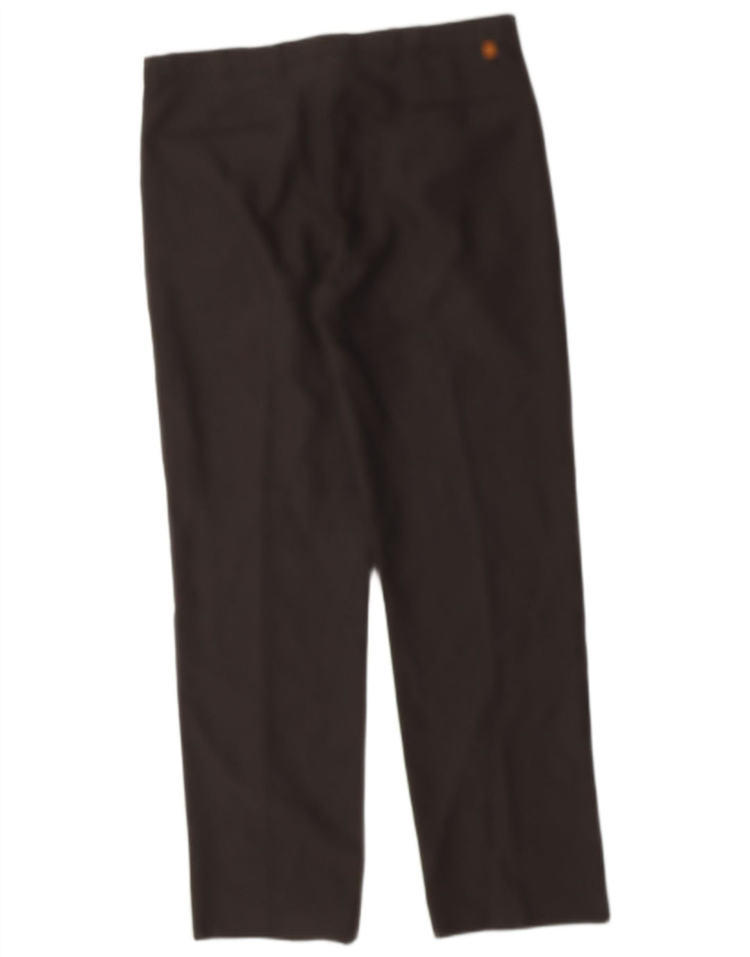 FARAH Mens Straight Casual Trousers W34 L31 Black Polyester