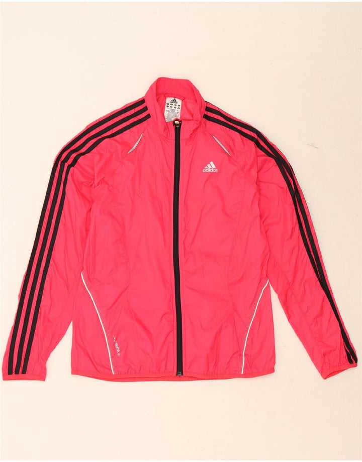 ADIDAS Womens Rain Jacket UK 12 Medium Pink Polyester Vintage Adidas and Second-Hand Adidas from Messina Hembry 