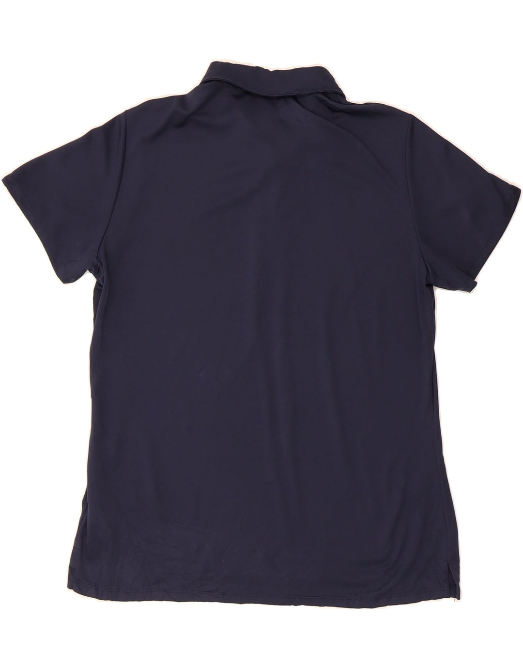 ADIDAS Womens Polo Shirt UK 16 Large Navy Blue Polyester Vintage Adidas and Second-Hand Adidas from Messina Hembry 