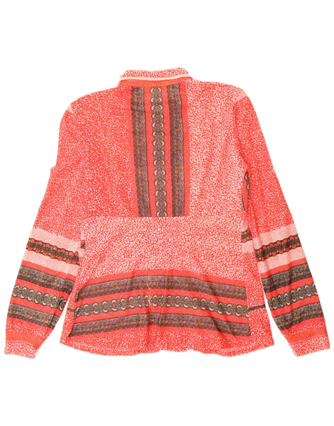 Set da 2 pezzi vintage da donna UK 12 rosso medio in poliammide
