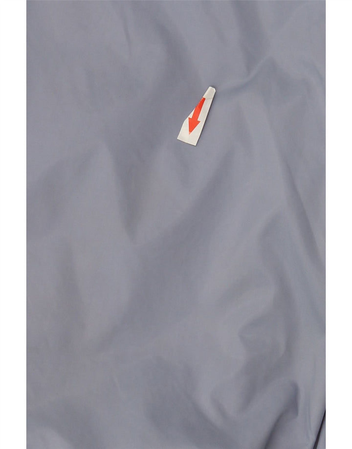 Impermeabile oversize con cappuccio da donna ADIDAS UK 12 blu medio in poliammide