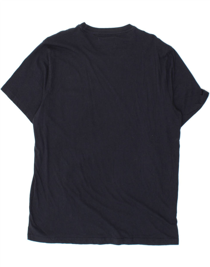 PENGUIN Mens Shirt XL Navy Blue Cotton Vintage Penguin and Second-Hand Penguin from Messina Hembry 