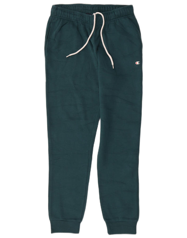Pantaloni da tuta da uomo Champion Joggers piccoli in cotone verde