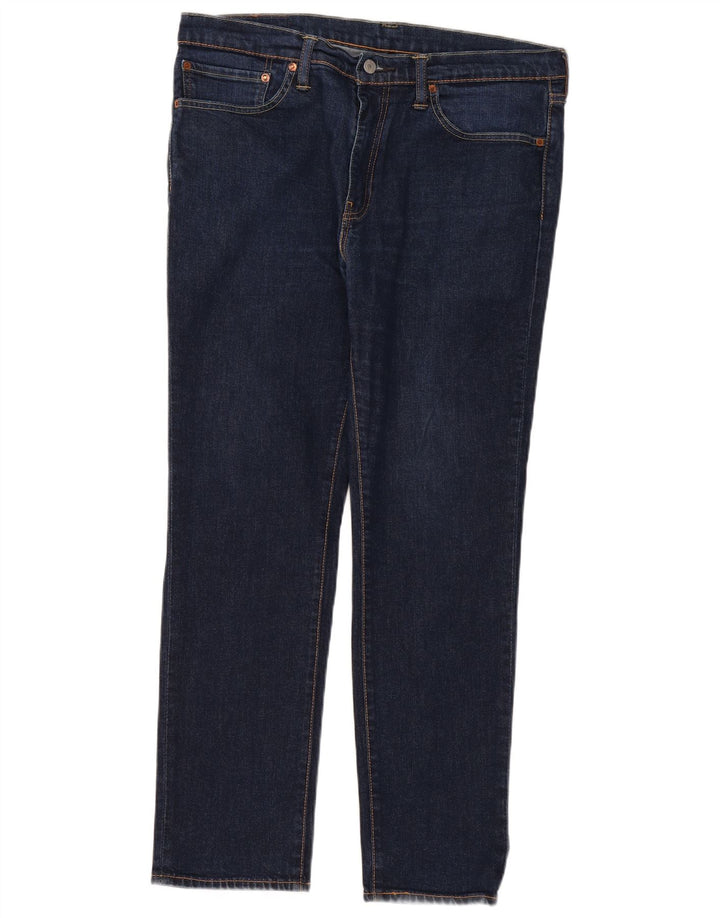 Levi's Uomo 511 Slim Jeans W36 L32 Blu Navy Cotone
