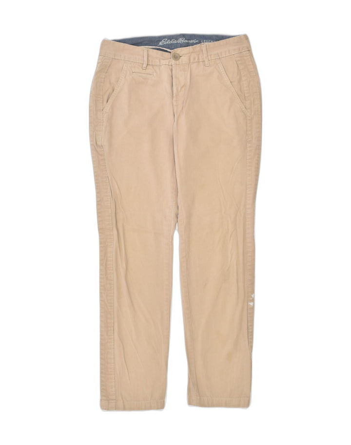EDDIE BAUER Womens Chino Trousers US 4 Small W30 L30 Beige Cotton | Vintage | Thrift | Second-Hand | Used Clothing | Messina Hembry 