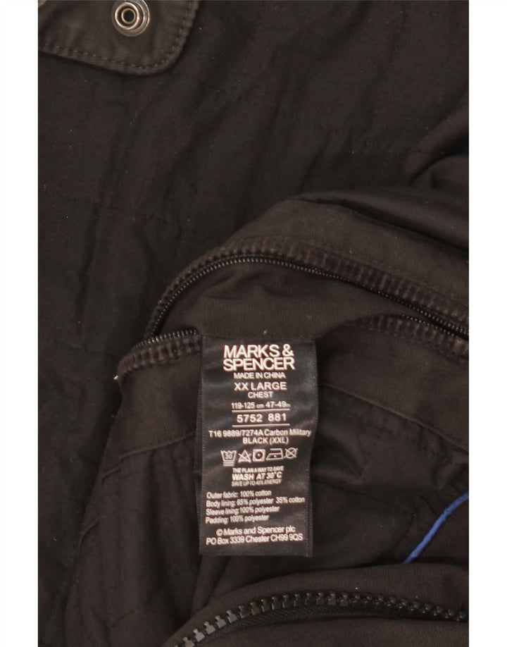 Giacca multiuso da uomo Marks & Spencer UK 44 2XL Cotone nero